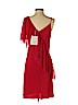 Diane von Furstenberg 100% Nylon Red Casual Dress Size 4 - photo 2