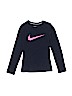 Nike 100% Cotton Blue Long Sleeve T-Shirt Size XS (youth) - photo 1