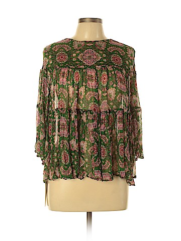 Ne Quittez Pas 3/4 Sleeve Blouse (view 1)