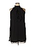 MSK 100% Polyester Black Casual Dress Size 14 - photo 1