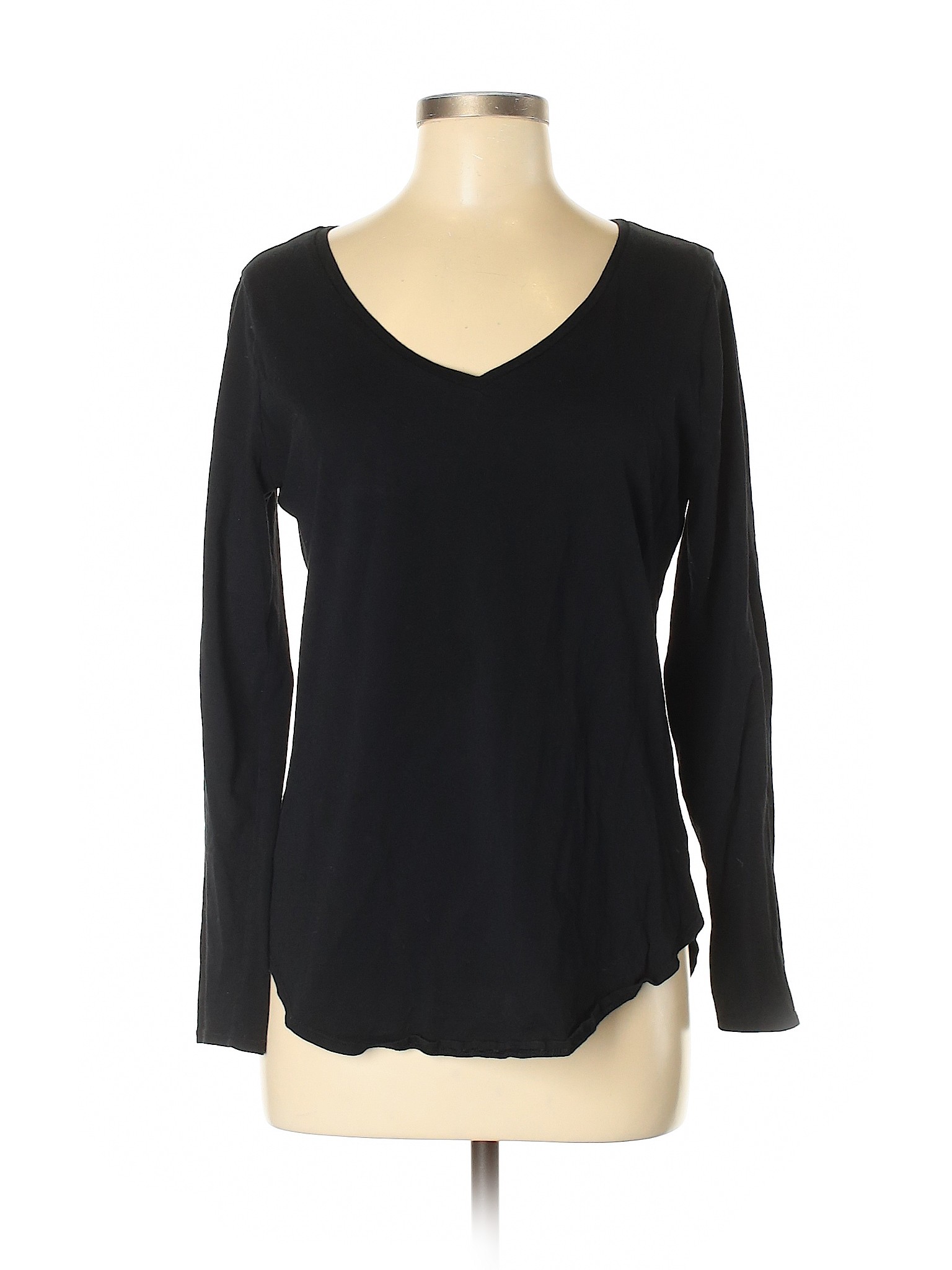 Old Navy Women Black Long Sleeve T-Shirt M | eBay