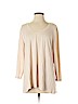 Garnet Hill Tan 3/4 Sleeve T-Shirt Size S - photo 1