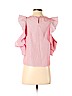 Club Monaco 100% Cotton Pink Short Sleeve Blouse Size S (petite) - photo 2
