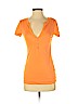 Theory Orange Short Sleeve Henley Size P (petite) - photo 1
