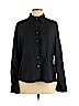 Faconnable 100% Linen Black Long Sleeve Button-Down Shirt Size XL - photo 1