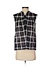 Rebecca Taylor Gray Sleeveless Blouse Size 0 - photo 1