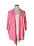 New York & Company 100% Rayon Pink Cardigan Size XL - photo 1