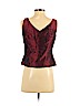 Ann Taylor 100% Silk Red Sleeveless Silk Top Size 4 (petite) - photo 2