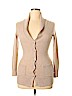 Lord & Taylor 100% Cashmere Tan Cashmere Cardigan Size XL - photo 1