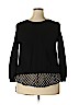 IMNYC Isaac Mizrahi Black Pullover Sweater Size XL - photo 2