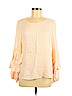 Samantha Dru 100% Rayon Pink Long Sleeve Blouse Size M - photo 1