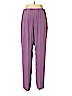 Next 100% Silk Purple Silk Pants Size L - photo 2