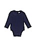 Baby Gap Blue Long Sleeve Onesie Size 6-12 mo - photo 1