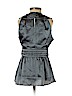 Banana Republic Factory Store 100% Polyester Gray Sleeveless Blouse Size 0 (petite) - photo 2