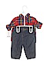 Carter's Red Short Sleeve Button-Down Shirt 3-6 MO / 6 MO - photo 2