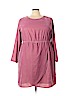J. Crew Factory Store 100% Polyester Pink Casual Dress Size 22 - photo 1