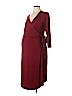 Isabella Oliver Red Casual Dress Size 12 Maternity (5) - photo 1