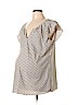 Motherhood 100% Polyester Gray Short Sleeve Blouse Size L - photo 1