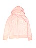 Gap Kids 100% Polyester Pink Zip Up Hoodie Size 8 - photo 1