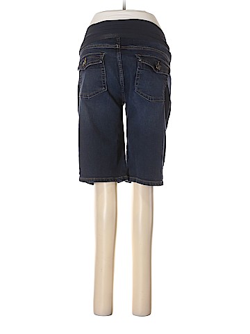 Indigo Blue Denim Shorts (view 2)