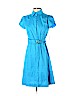 Tahari Blue Casual Dress Size 2 (petite) - photo 1