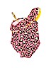 Flapdoodles 100% Polyester Pink One Piece Swimsuit Size 2T - photo 2