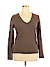 Philosophy Dane Lewis 100% Cashmere Brown Cashmere Pullover Sweater Size XL - photo 1