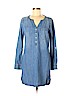 Express 100% Cotton Blue Casual Dress Size M (petite) - photo 1