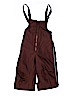 S.Rothschild 100% Polyester Brown Snow Pants With Bib Size 6X - photo 1