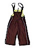 S.Rothschild 100% Polyester Brown Snow Pants With Bib Size 6X - photo 2