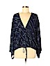 Ramona LaRue by Arianne Blue Long Sleeve Blouse Size Med - Lg - photo 1