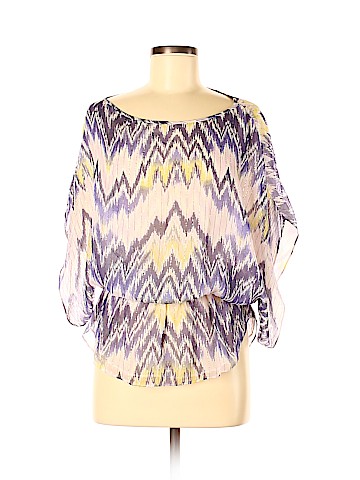 Parker 3/4 Sleeve Silk Top (view 1)