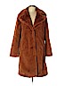 Badgley Mischka 100% Polyester Tan Faux Fur Jacket Size S - photo 1