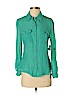 Elementz Green Long Sleeve Button-Down Shirt Size S (petite) - photo 1