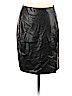 Ann Taylor LOFT 100% Polyurethane Black Faux Leather Skirt Size 12 (petite) - photo 1