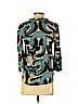 Diane von Furstenberg Blue 3/4 Sleeve Silk Top Size 2 - photo 2