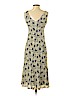 Jones New York 100% Polyester Ivory Casual Dress Size 2 (petite) - photo 2