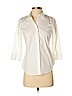 Haberdashery for J. Crew White 3/4 Sleeve Button-Down Shirt Size S (petite) - photo 1