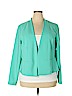 Torrid Teal Blazer Size 2X Plus (2) - photo 1