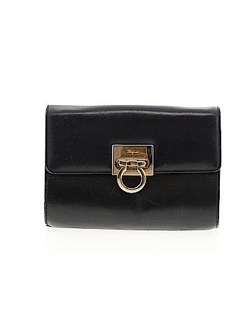 Salvatore Ferragamo Leather Clutch (view 1)