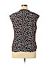 J.Crew 100% Viscose Brown Short Sleeve Blouse Size 14 - photo 2