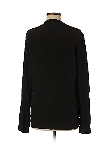 Paige Long Sleeve Silk Top (view 2)