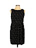 Ann Taylor LOFT Black Casual Dress Size L (petite) - photo 1