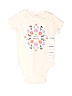Old Navy 100% Cotton Ivory Short Sleeve Onesie Size 12-18 mo - photo 1