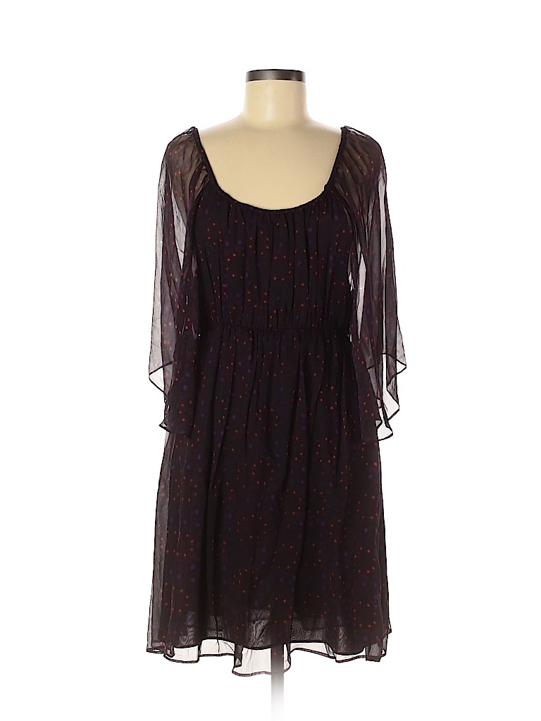 Alice + Olivia 100% Silk Purple Casual Dress Size M - photo 1