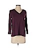 Ann Taylor LOFT Outlet Burgundy Long Sleeve T-Shirt Size XS - photo 1