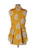 Valette 100% Cotton Yellow Sleeveless Blouse Size M - photo 2