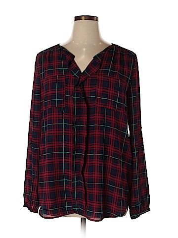 Skies Are Blue Long Sleeve Blouse (view 1)