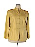 Patrick 100% Silk Yellow Silk Blazer Size 20 - photo 1