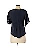 Maeve 100% Rayon Blue Short Sleeve Blouse Size 6 (petite) - photo 2